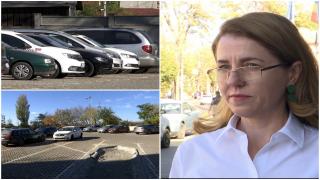 Parcare nou-nouţă din Galaţi, distrusă de primărie pentru a planta copaci. Proiectul dus pe apa sâmbetei valora 30 de milioane de lei