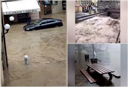 Cod roşu de inundaţii şi alunecări de teren, în nordul Italiei. Bulevardele din Milano a fost înghiţite de ape şi s-au transformat în râuri