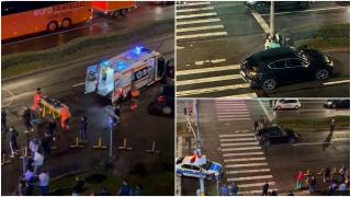Bărbat de 63 ani, la un pas de moarte pe trecerea de pietoni. Clujeanul a fost lovit în plin de o maşină, după ce a trecut pe roşu