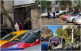 Femeie incendiată în scara unui bloc din București. A fost stropită cu benzină și i s-a dat foc. Victima a murit