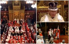 Charles al III-lea, primul „Discurs al Regelui” în Parlamentul de la Londra. Monarhul a anunțat agenda guvernului pentru anul viitor