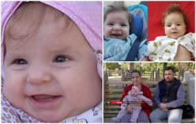 "Maria este un dar de la Dumnezeu, este o minune". Durerea pe care trupul fetiței de doar cinci luni o ascunde în spatele unui zâmbet dulce de copil