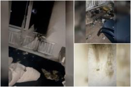 Doar o minune a salvat de la tragedie familia atacată cu cocktailuri Molotov, de 4 tineri din Arad. În dormitor se aflau şi doi copilaşi