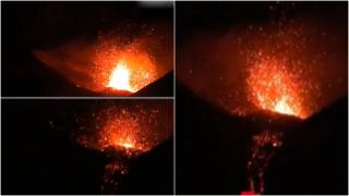 Cel mai mare vulcan activ din Europa a erupt. Etna a aruncat lavă și le-a oferit sicilienilor un adevărat spectacol
