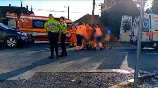 Soţ şi soţie, spulberaţi pe trecerea de pietoni, în Satu Mare. Şoferul i-a observat abia după impact