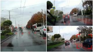 Şoferul care a lovit o tânără pe trecere şi a fugit, prins de poliţie. Cele două maşini plecaseră în urmărirea lui, după accident