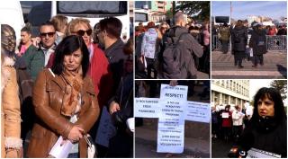 Blocajul din sistemul de sănătate continuă: Proteste spontane ale angajaţiilor DSP în ţară. Farmaciştii şi pacienţii s-au adunat în faţa Guvernului