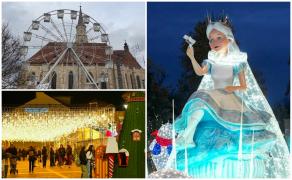 Cele mai frumoase târguri de Crăciun din România se deschid, rând pe rând, începând de vineri. Unde a fost adus un brad cât un bloc de 9 etaje