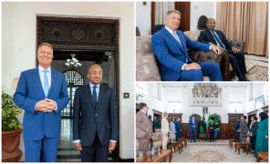 Klaus Iohannis a ajuns în Zanzibar. Cum au fost fotografiaţi preşedintele României şi soţia sa, Carmen. Turneul în Africa nu se termină aici