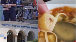 Supă cu viermi la Academia de Poliţie. Reacţia instituţiei după ce zeci de studenţi au ajuns la spital cu toxiinfecţie alimentară