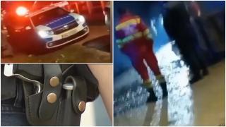 Scandal în plină stradă în Maramureș. Patru bărbați au început să-și împartă pumni, după ce unul dintre ei ar fi agresat o fată de 15 ani