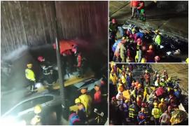 Nouă morţi după ce peretele unui tunel s-a prăbuşit peste mai multe maşini, în Santo Domingo. Oamenii au fost zdrobiţi de bucăţi mari de beton