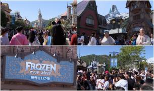 Regatul gheţii din Frozen a prins viață într-un parc tematic din Hong Kong. Mai multe scene marcante din cele două filme i-au încântat pe copii și părinți