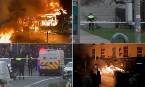 Mărturia unei românce din Dublin, după prăpădul lăsat în urmă de oamenii care au protestat: "Au spart magazinul, nebunii"