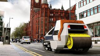 Invenţia care repară gropile din asfalt în locul muncitorilor. Robotul a fost creat cu ajutorul inteligenței artificiale