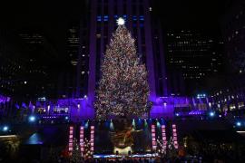 Bradul de Crăciun de la Rockefeller Center a fost aprins. Moment magic la New York