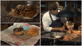 Povestea din spatele preparatului "Când îţi furi căciula singur". Ziua Naţională cu feluri fine dining: ciulama cu cappuccino de ciuperci