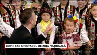 Nadia Duluman şi corul "Prietenii Sf. Nectarie", la Observator