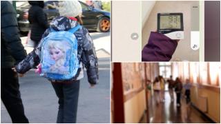 Zeci de elevi învaţă în frig în containerele din curtea unei şcoli din Capitală, la doar 9 grade: cum se apără directoarea