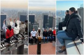 Distracţie la înălţime: Bârna care te plimbă la 240 de metri înălțime deasupra New York-ului. Este amplasată la etajul 69