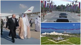 Vladimir Putin a ieşit din "bârlog". Cum a fost primit de arabi în turneul din Golf: Are tot mai mult curaj să apară pe scena mondială