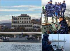 Imagini spectaculoase din interiorul vânătorului de mine M-270 care va ajunge în România. 40 de militari vor servi la bordul navei