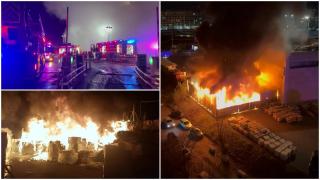 "A ţipat o petardă de sus şi a luat foc tot." Mărturiile celor care au văzut cum a pornit incendiul devastator din curtea Iulius Mall din Cluj-Napoca