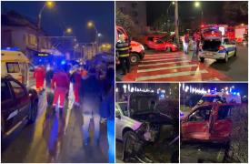 Val de accidente, seara trecută, pe drumurile din Baia Mare. Două fete au fost lovite de o maşină, în timp ce traversau strada prin loc nepermis