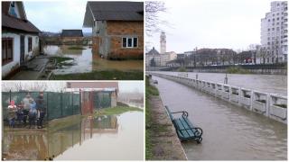 "Până acolo a scăzut!". Inundaţiile au făcut ravagii în nordul ţării. Pericolul se mută în sud, unde nivelul Dunării creşte ameninţător