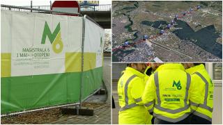 Magistrala 6 de metrou, 1 Mai - Tokyo - Aeroportul Otopeni. Primele lucrări au început: autorităţile anunţă că traficul va fi perturbat serios luni întregi