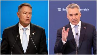 Surse: Klaus Iohannis a cerut Vienei o dată clară pentru intrarea în Schengen cu frontierele terestre. Reacția cancelarului austriac