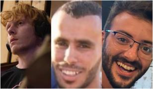 Cine sunt ostaticii israelieni, confundaţi cu terorişti şi ucişi de IDF. Cei trei tineri au scris "SOS" cu resturi de mâncare