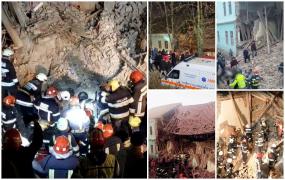 Imagini dramatice la internatul liceului din Odorheiu Secuiesc. David, băiatul de 18 ani scos ultimul de sub dărâmături, a murit