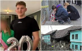 David şi colegele lui au văzut cum pereții internatului încep să crape, dar nu au mai apucat să iasă. Flori şi lumânări pentru băiatul mort sub dârâmături, la Odorheiu Secuiesc