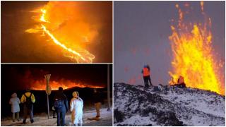 Stare de urgență în Islanda după erupția unui vulcan. Autoritățile avertizează că fenomenul ar putea dura săptămâni sau chiar luni