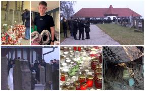 Ultimul drum pentru David, adolescentul mort în tragedia din Odorheiu Secuiesc, presărat de lacrimi. Locul unde și-a găsit sfârșitul a devenit altar de lumânări