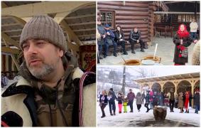 Reacţia unui englez care vine pentru a doua oară de Crăciun în Maramureş. Ce ascundea în geantă: "E foarte bună"