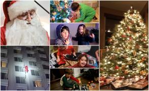 Aşteptarea s-a încheiat: Moş Crăciun a venit! Pe cordelină sau în sanie, simpaticul bătrânel a dus cadouri copiilor din toată ţara: "A venit moşul!"