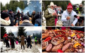 Turiştii care au petrecut Crăciunul în vârf de munte. Experienţa, de neuitat: "Nu m-am aşteptat la aşa o bogăţie. Este formidabil"