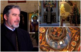 Replică a Voroneţului, în inima Vienei. Visul părintelui Emanuel Nuţu a costat până acum 4.5 milioane de euro, iar nisipul a fost adus din Bucovina