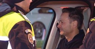 Ionuţ Negoiţă, oprit de poliţiştii care făceau un filtru pentru a prinde şoferii drogaţi sau băuţi: "Nu m-am urcat beat la volan. Nu beau din principiu"