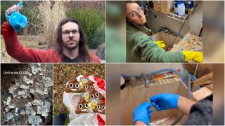 Cum a reușit cuplul din SUA să recupereze 3.500 de dolari din cei 4.000 mâncați de câine. Ideea le-a venit după o căutare pe net: "Am văzut că ies bancnote"