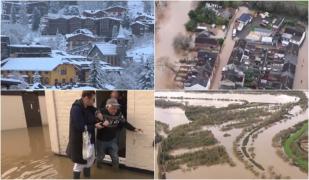 Vremea rea face ravagii în Europa. Marea Britanie e măturată de inundaţii, Germania se confruntă cu temperaturi de minus 40 de grade