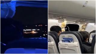 Clipe de panică, după ce uşa unui avion Alaska Airlines s-a desprins de pe fuzelaj în timpul zborului. Aterizare de urgenţă pe aeroportul din Portland