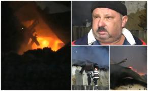 "Copilul cel mare zbiera în gura mare: Săriţi, săriţi ca luă casa foc!" O familie din Mehedinţi a privit neputincioasă cum agoniseala de-o viaţă se face scrum