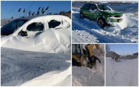 După codul galben de ninsori, iarna devine și mai grea. Recorduri negative de temperaturi