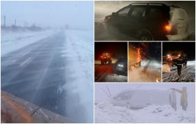 Ciclonul polar închide drumuri şi şcoli. De azi, frigul se intensifică, iar temperaturile vor fi sub pragul îngheţului inclusiv pe timpul zilei, în aproape toată ţara