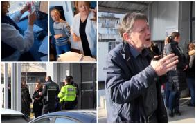 "Fii atent că dă în mine!" Scene ireale la DSP Arad: Directoarea instituţiei, lovită de directorul economic când i-a cerut să lase telefonul