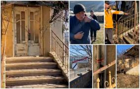 "Am văzut că nu are capul la el". Un bărbat din Maramureş, găsit decapitat pe treptele casei. Se crede că a fost mâncat de porci