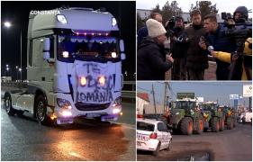 Protestul transportatorilor şi al fermierilor, ziua 9. COTAR: S-a convenit ca valoarea poliţelor RCA la autovehiculele de peste 16 tone să se facă la tariful de referinţă
